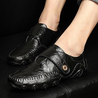 NOVO Velcro Genuine Leather Casual Shoes