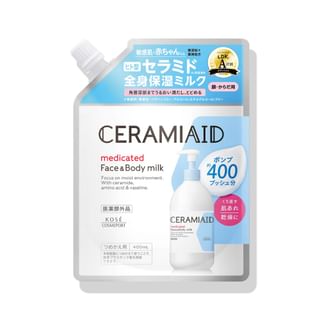 Kose - Ceramiaid Face & Body Milk 400ml Refill