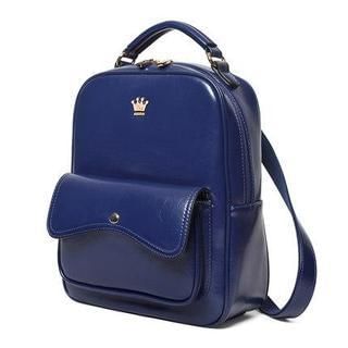 Princess Carousel Faux-Leather Backpack
