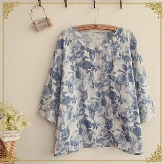 Fairyland Floral Print Blouse