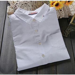Wimi girls Plain Linen Shirt