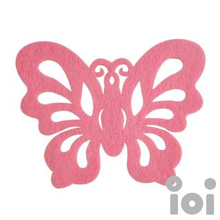 ioishop Butterfly Coaster Pink - One Size