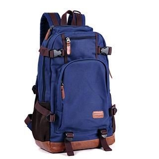 BagBuzz Buckled Canvas Backpack