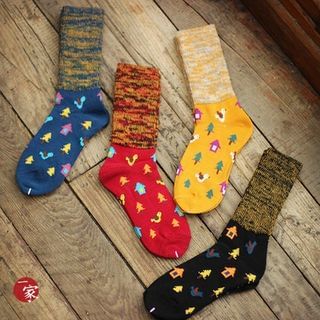 Socka Embroidered Printed Socks