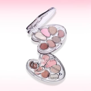 Veecci - Artist 7-Color Eyeshadow Palette - 3 Types D02# Woody Walnut - 6.5G