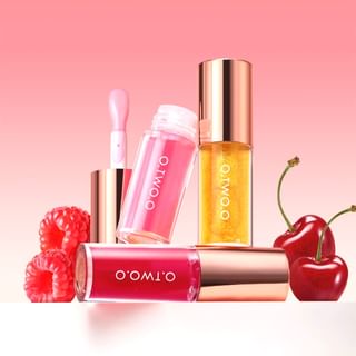 O.TWO.O - Plump Shiny Crystal Lip Gloss - 4 Colors #01 Honey - 4g