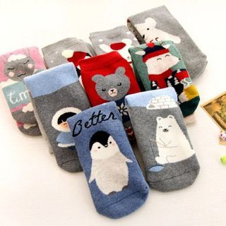 Show Home Animal Printed Socks