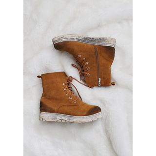 GOROKE Lace-Up Ankle Boots