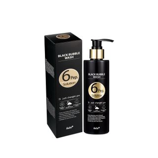 Nella - 6 Pep. Solution Black Bubble Wash 245ml