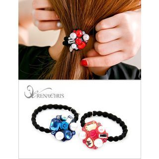 soo n soo Colored Flower Hair Tie