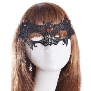 LENNI Spider-Charm Lace Eye Mask