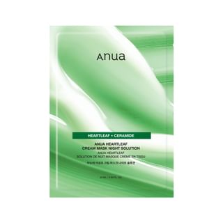 Anua - Heartleaf Cream Mask Night Solution Mask 2024 Version - 25ml x 1 sheet