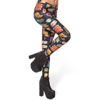 Omifa Printed Leggings Multicolor - One Size