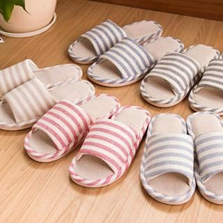 Home Simply Striped Slippers