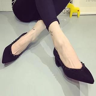 MXBoots Studded Block Heels