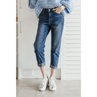 migunstyle Baggy Cropped Jeans