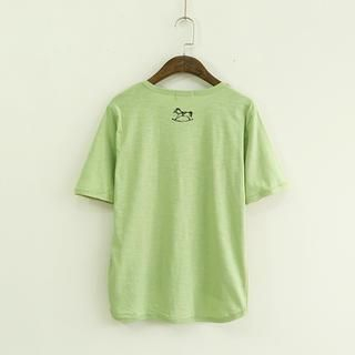 Ranche Short-Sleeve Lettering T-Shirt