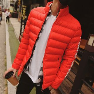 maxhomme Letter Padded Jacket
