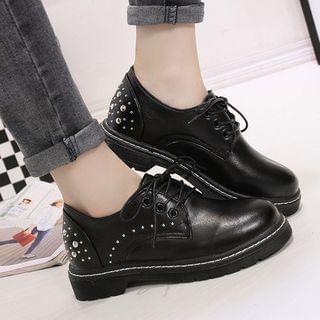 Kicko Studded Lace-Up Shoes