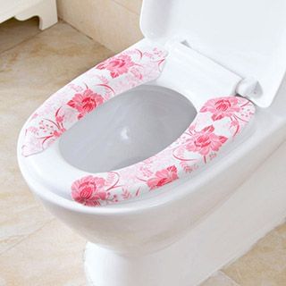 Home Simply Pattern Sticky Toilet Cover