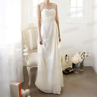Angel Bridal Tulle-Panel Flower Evening Gown