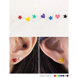 PINKROCKET 2 Type of Colored Earrings