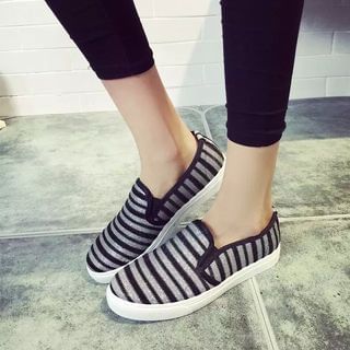 BAYO Striped Slip-Ons