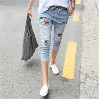 PIPPIN Appliqu  Baggy Jeans