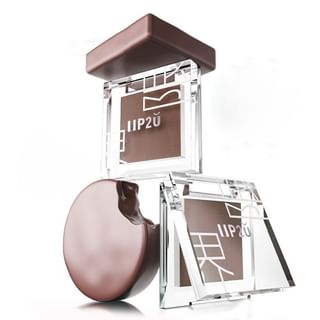 Up2u - Velvet Matte 3D Eyebrow Powder 02# Gray Brown- 2.5G