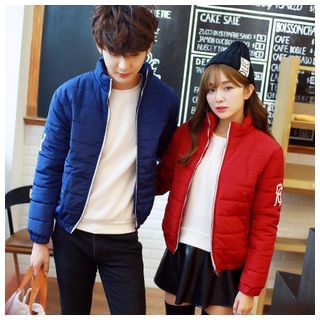 Azure Couple Matching Padded Jacket