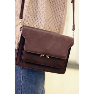 MOROCOCO Faux-Leather Shoulder Bag