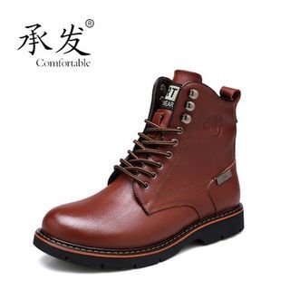 Taine Genuine Leather Short Boots