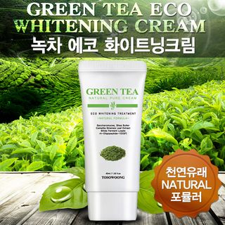 TOSOWOONG Green Tea Eco Whitening Cream 45ml 45ml