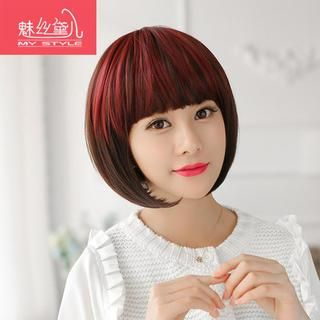 My Style Wigs Short Full Wig - Straight