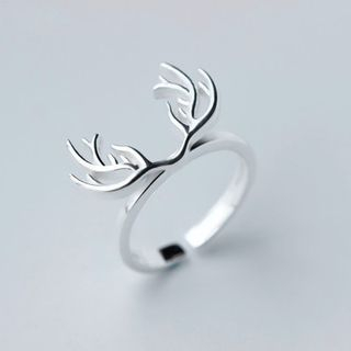 Love Generation Antlers Ring As Figure - One Size