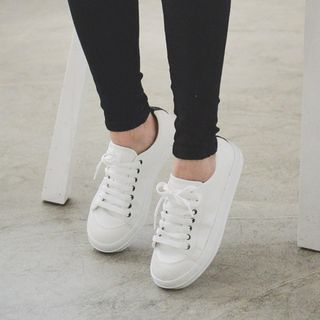 JUSTONE Faux-Leather Sneakers