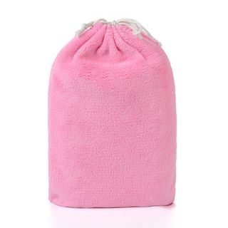 Matty's Macaron Set: Hot Water Bottle + Fleece Drawstring Bag