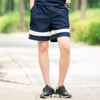 ABOKI Elastic-Waist Shorts