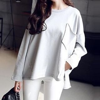 Dream Girl Slit Round-Neck T-Shirt