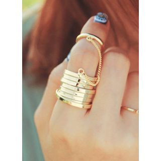 kitsch island Layered Knuckle Ring