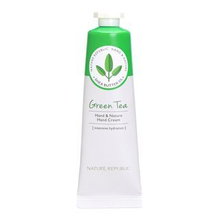 NATURE REPUBLIC - Hand & Nature Hand Cream - 23 Types New Package - Green Tea