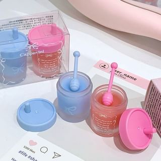 Cappuvini - Juicy Straw Cup Lip Mask - 2 Colors 01# Blueberry - 4.8G
