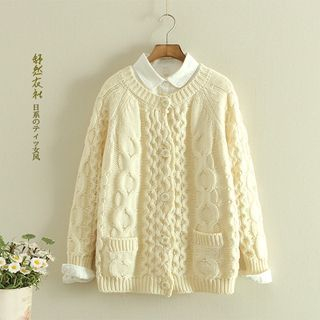 Storyland Jacquard Knit Cardigan