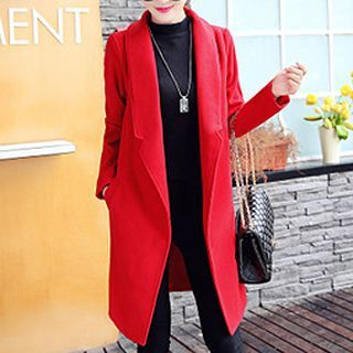 Donnae Open Front Long Coat