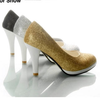 Glitter Pumps
