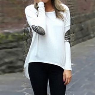 Rocho Long-Sleeve Sequined Accent T-Shirt
