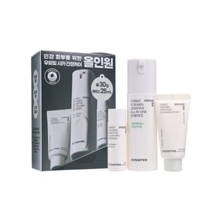 innisfree - Forest For Men All-In-One Essence Special Set - 3 Types Refresh + Soothe