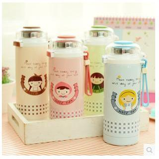 Girl Print Thermal Bottle Tumbler