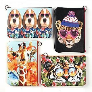Full House Animal-Print Pouch