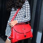 Buckled Flap Shoulder Bag